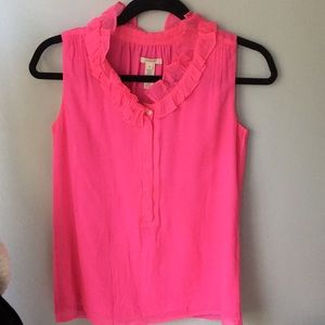 Bright pink Jcrew blouse
